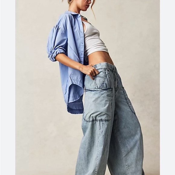 We The Free Shibuya Pull-On Wide-Leg Jeans Size XS Never Worn! - Picture 3 of 6